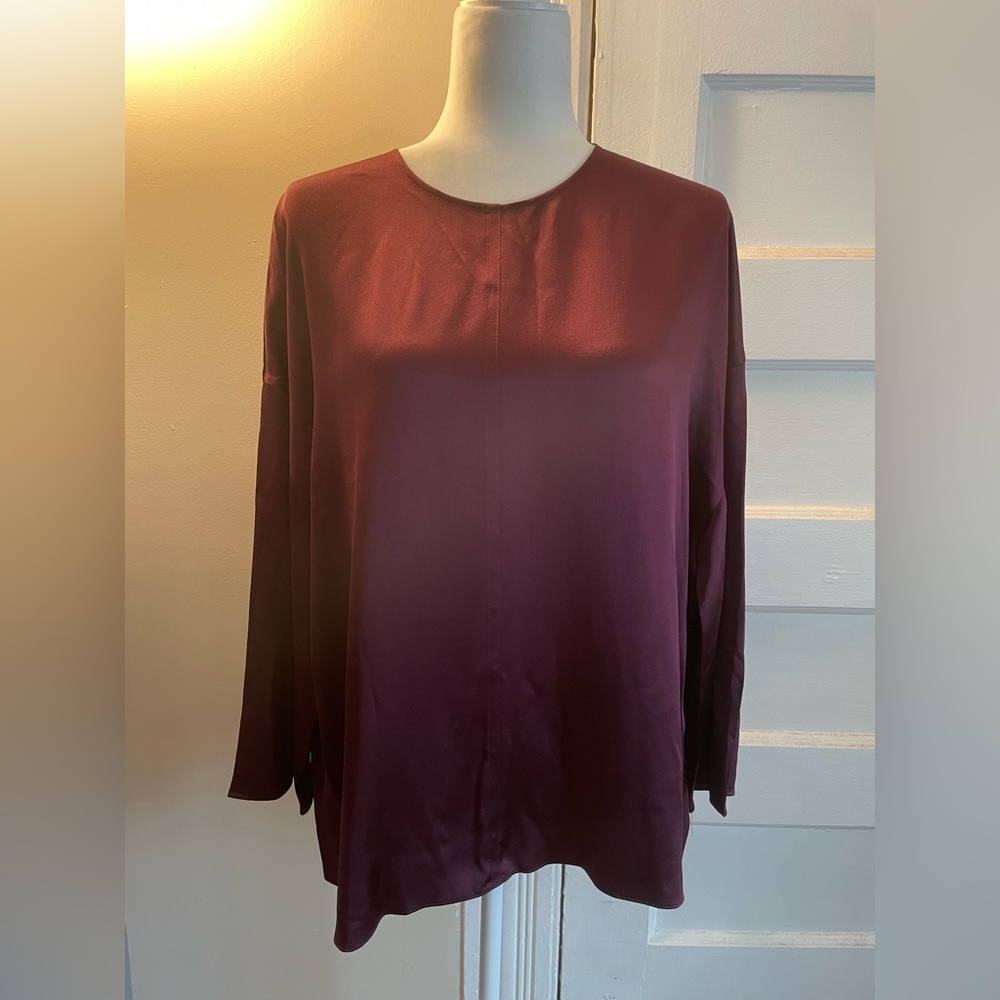 Vince silk top woman’s size large